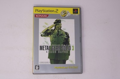 Metal Gear Solid 3 Snake Eater PlayStation 2 PS2 (Japan NTSC-J)(Region Locked)