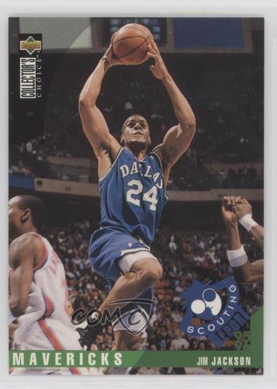 1995 Collector's Choice International German II Scouting Report Jim Jackson 0c6