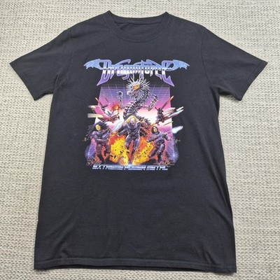 DragonForce Extreme Power Metal Tour Shirt Adult Small Black USA Canada 2019