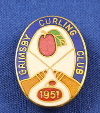 Grimsby Curling Club Founded 1951 GRIMSBY Ontario Canada Club Pin