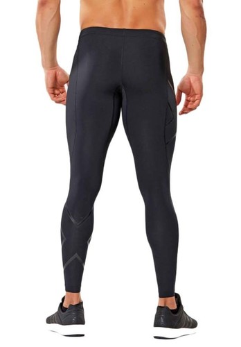 2XU Mens Compression Tights - Black/Nero - Picture 3 of 15