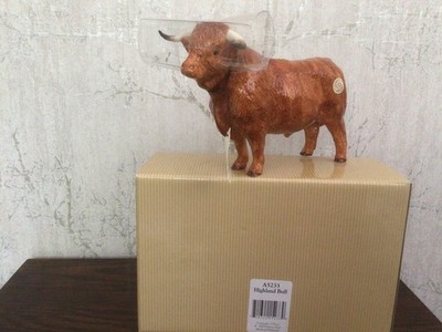 Border Fine Arts Highland Bull Modell A5233 - neu verpackt - ca. 17 x 12 cm