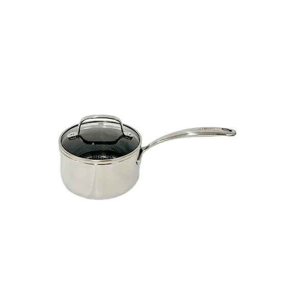 Sartén de leche antiadherente Stoven Hextra 14 cm con tapa horno de acero segura para todas las placas