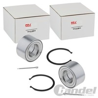 2X NTY RADLAGER-SATZ Vorne Passend FÜR Hyundai Accent I20 KIA RIO Links+Rechts