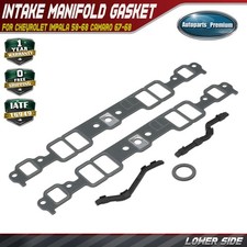 Lower Side Engine Intake Manifold Gasket Set For Chevy Impala 58-68 Camaro 67-68