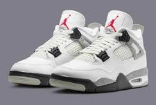 Air Jordan 4 Retro OG White Cement 2025 FV5029-100 Men Size
