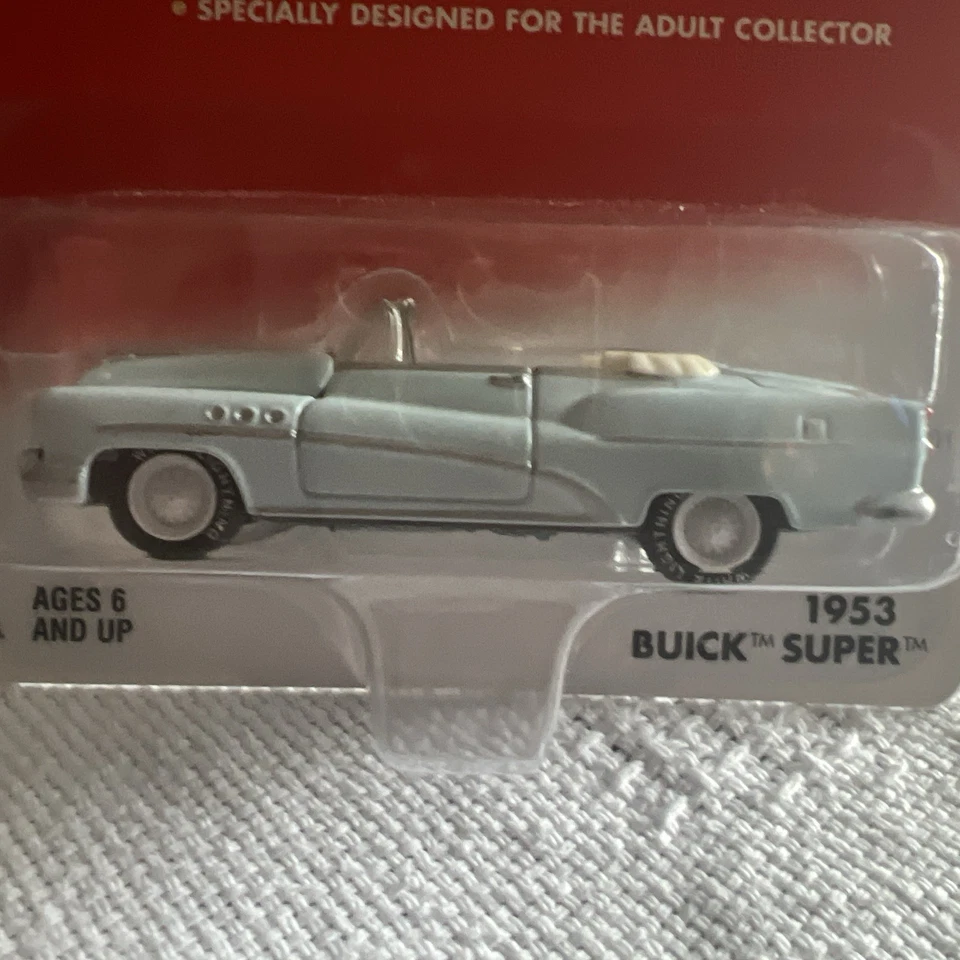 Johnny Lightning 53 Buick Super American ChromeWhite Lightning súper bonito como está Foto 3 de 4
