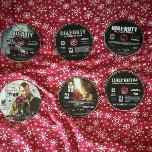 Activision Call of Duty, Grand Theft Auto, The Last of Us PS3 Multiplayer Lot