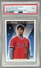 2604 Shohei Ohtani 2018 Topps Archives #CA-1 1993 Coming Attraction RC PSA 9