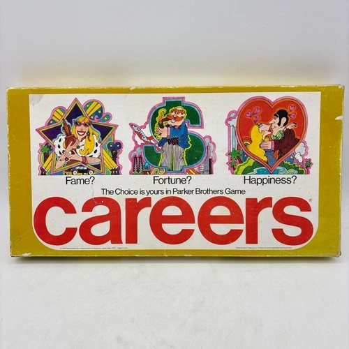 VINTAGE Careers Board Game COMPLETE Parker Brothers 1976 Educational