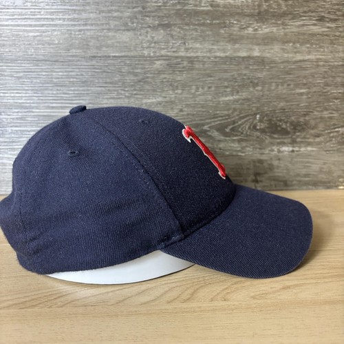 Boston Red Sox Hat Cap Strap Back Mens Navy Blue MLB Baseball Wool Twins 90s - Picture 6 of 10