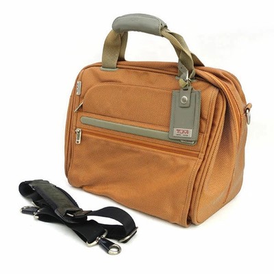 TUMI Mini Boston 2Way Nylon Handbag Orange 022155SH4
