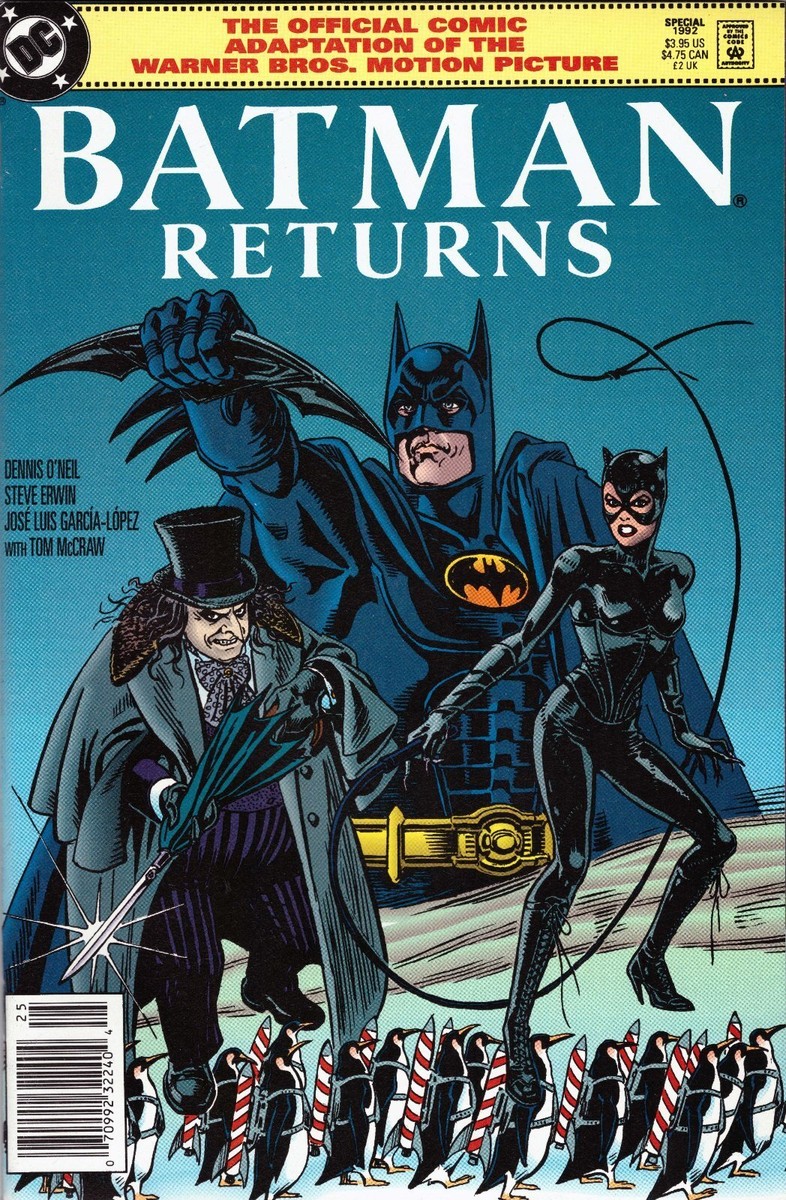 Batman Returns コミック 洋書 英語 Batman Returns: Official Comic Adaptation #1 Newsstand Cover