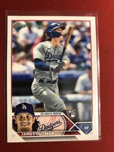 2023 Topps Series 2 Baseball James Outman Rookie #395 Los Angeles Dodgers RC