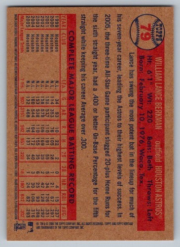 2006 Topps Heritage 1-300 Base (NO SPs) You Pick - Picture 139 of 497