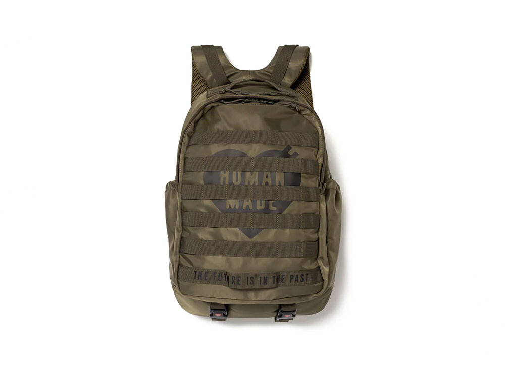 HUMAN MADE Military Backpack Black Olive Drab 2colors 2024 HUMAN MADE Military Backpack Black Olive Drab 2colors 2024