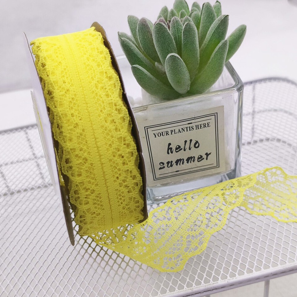 Cinta De Encaje De 3Cm X 25 Metros Cinta Para Hornear Flores Decoración