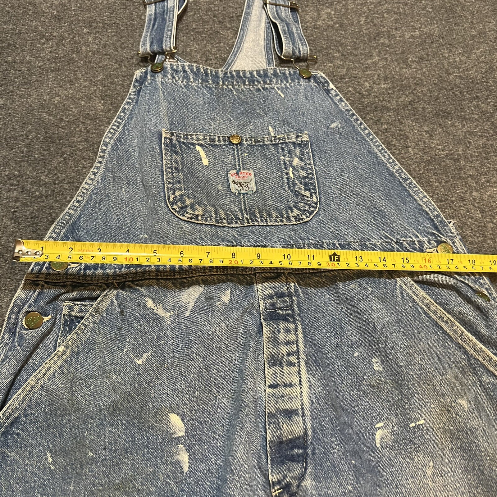 Vintage Pointer Overalls Denim - image 7