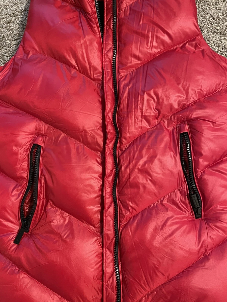 Michael Kors Long Down Puffer Vest Red Size S other colors sizes available