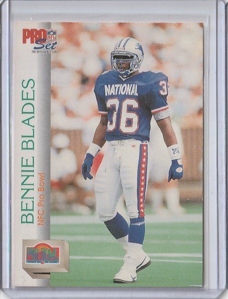 1992 Pro Set #403 Bennie Blades Detroit Lions