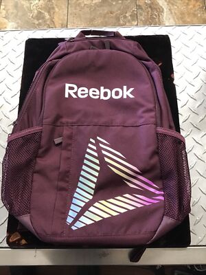 Reebok Ocean Backpack Water Resistant Sports Training Bag Maroon Marbled,19L,NEW
