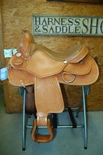 17" G.W. CRATE CUSTOM REINING / CUTTING SADDLE  MADE IN BRYANT, ALABAMA USA