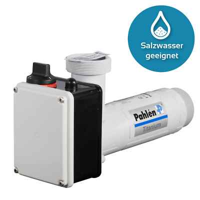 Pahlen Kunststoff Elektroheizer 12 kW Titan Heizstab Poolheizung bis 45 m³
