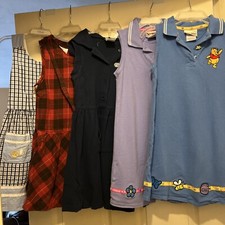 VTG Lot 5 GIRLs Disney Store Dresses All Size 7/8 Sleeveless