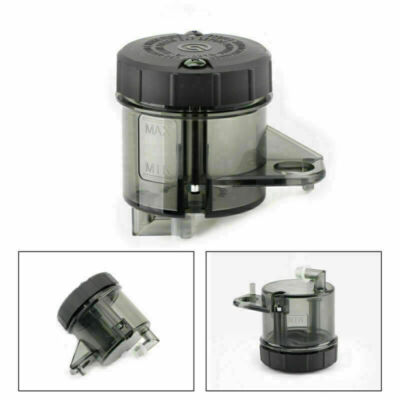 Moto Black Front Brake Clutch Master Cylinder Fluid Reservoir Oil Tank Cup New
