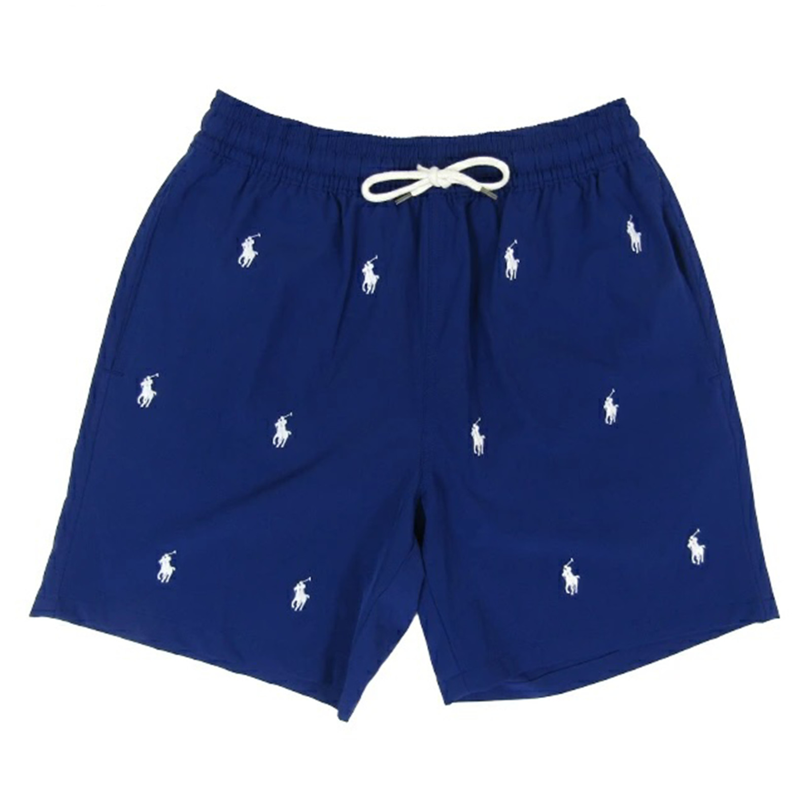 Купальник Polo Ralph Lauren с несколькими пони - Темно-синий (Белые пони)