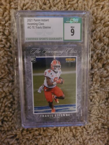 Travis Etienne Panini Instant the Incoming Class #ICTE Autograph-Grey