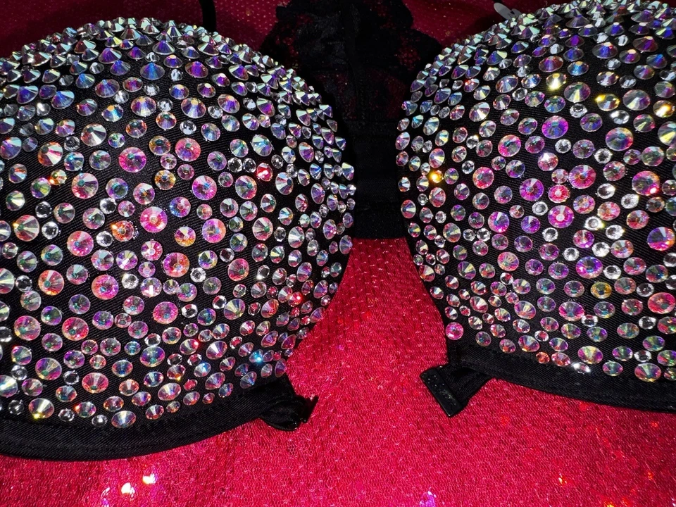 Sujetador de cristal hecho a mano, ropa interior sexy, ropa interior sexy para mujer Foto 4 de 4