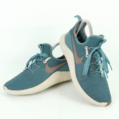Nike Free TR 8 Damen 3 UK 36 EUR Teal Blau Turnschuhe Schuhe Laufschuhe Gym