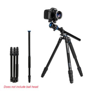 Benro FGP28A Travel Tripod 4-Section Go Plus Aluminum with Monopod Conversion