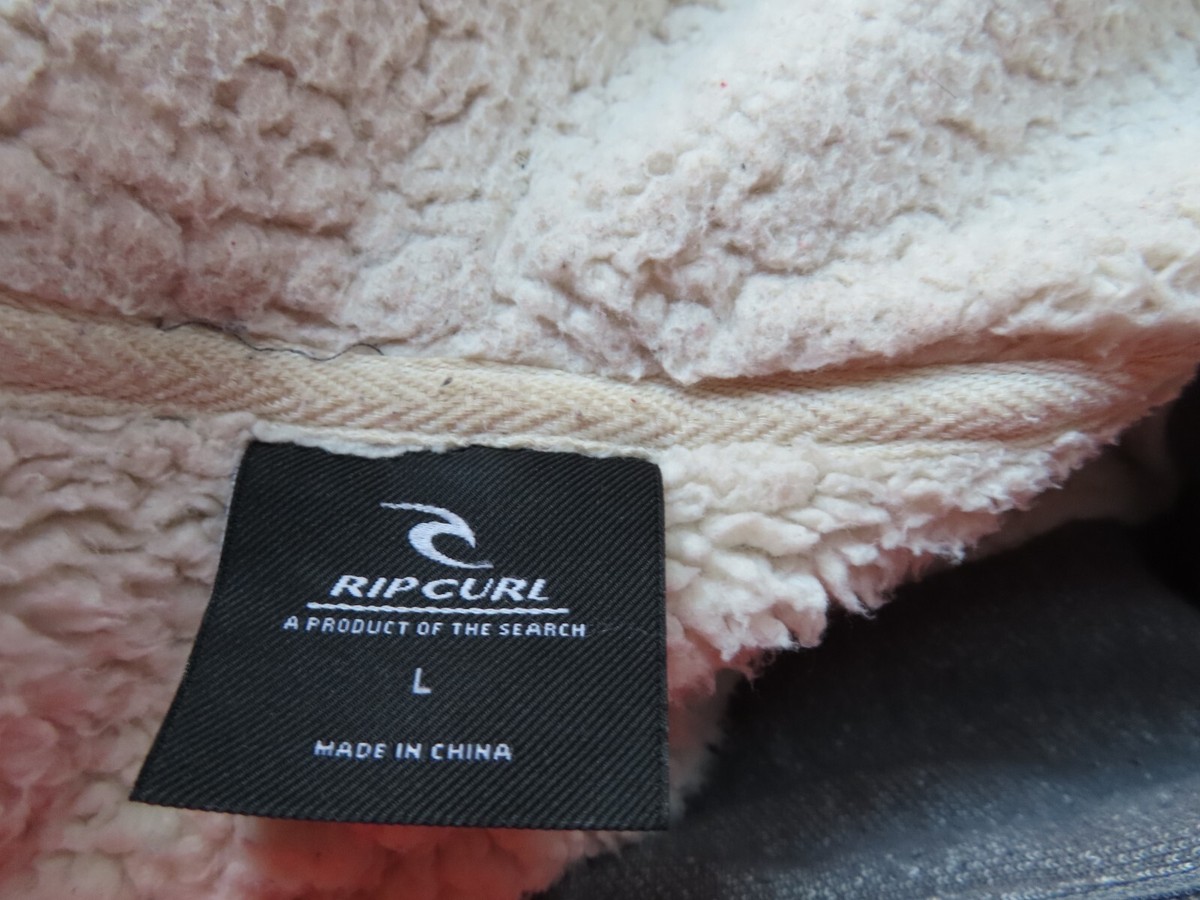 Rip Curl Heavy Duty Sherpa Full Zip  Hoodie oversize L View 6