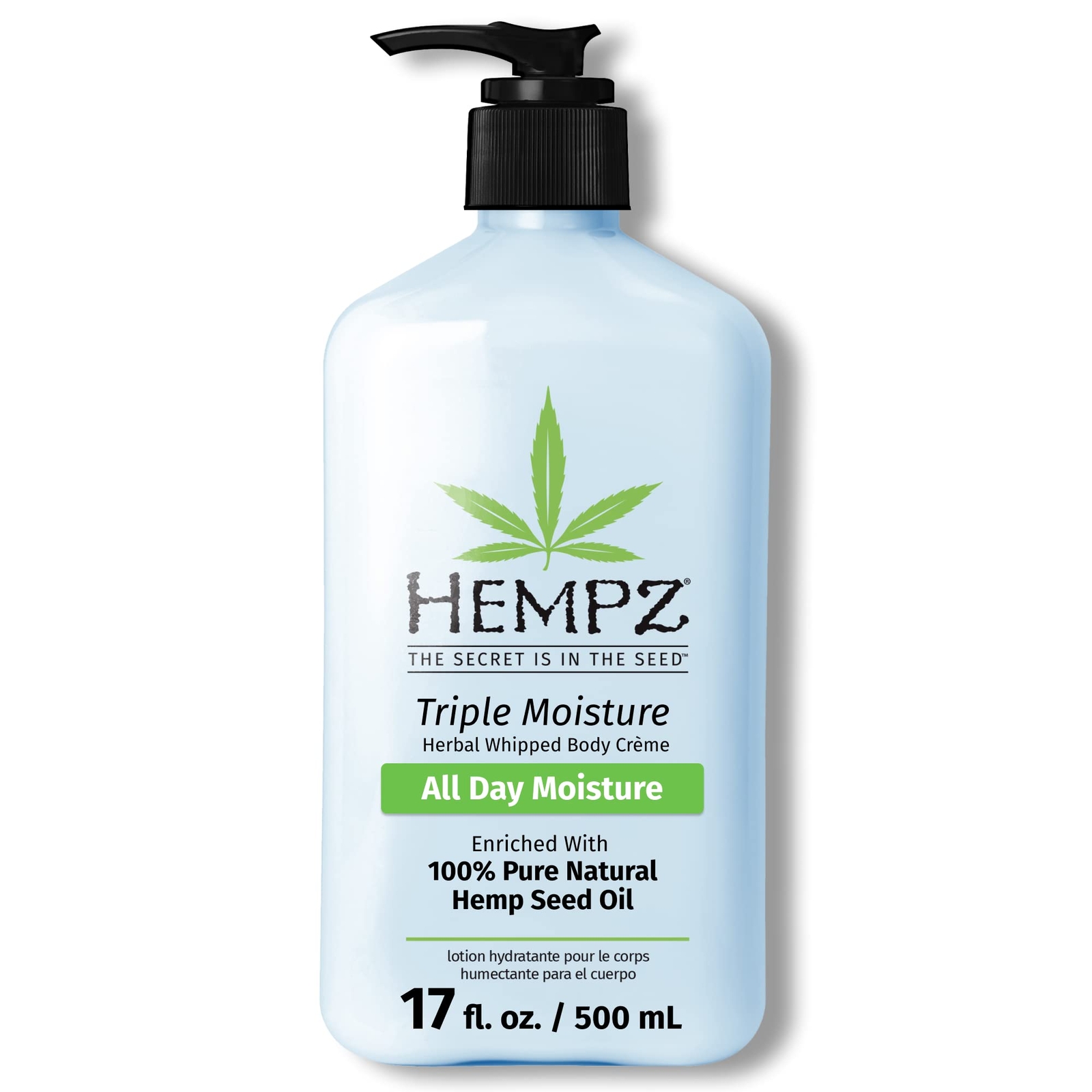 Triple Moisture Body Moisturizer, 17 Oz – Hydrating Lotion Rich with Minerals.