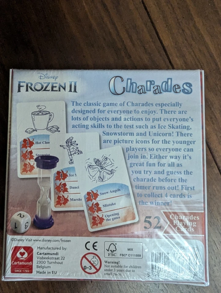 Charades Game Disney Frozen II Card Game - Image 2 of 2