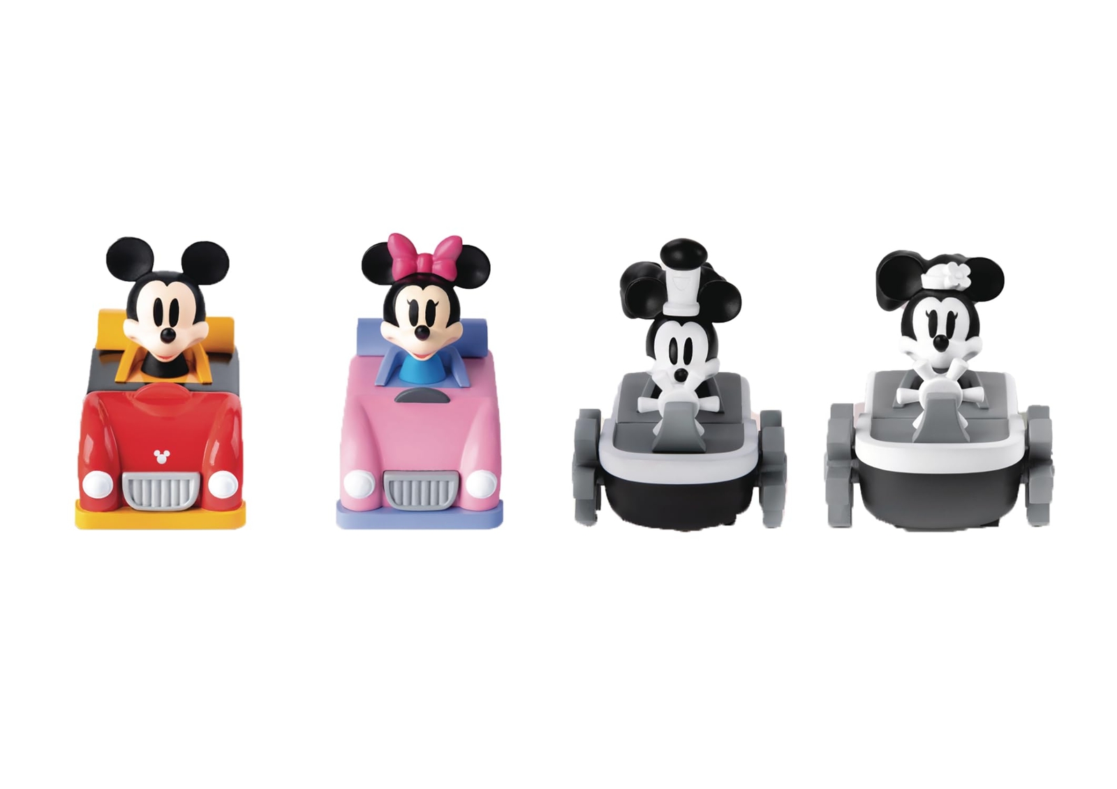 Classic Mickey PBC-003SP Pull Back Car Series (D100 Ver.) 4-Piece Set