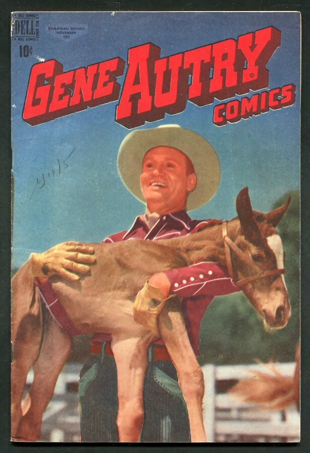 1948 #21 GENE AUTRY COMIC BOOK--RARE WILSON PUB. CANADIAN ISSUE