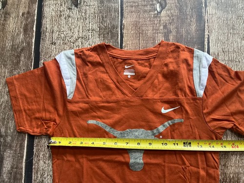 NIKE TEXAS LONGHORNS N-NECK T-SHIRT GIRLS JUNIORS KIDS MEDIUM NEW WITH TAGS $30 - Picture 3 of 5