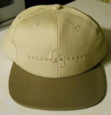 CALLAHAN SEEDS BEIGE HAT CAP KPRODUCTS ADULT SNAP BACK ADJUSTABLE MADE IN USA