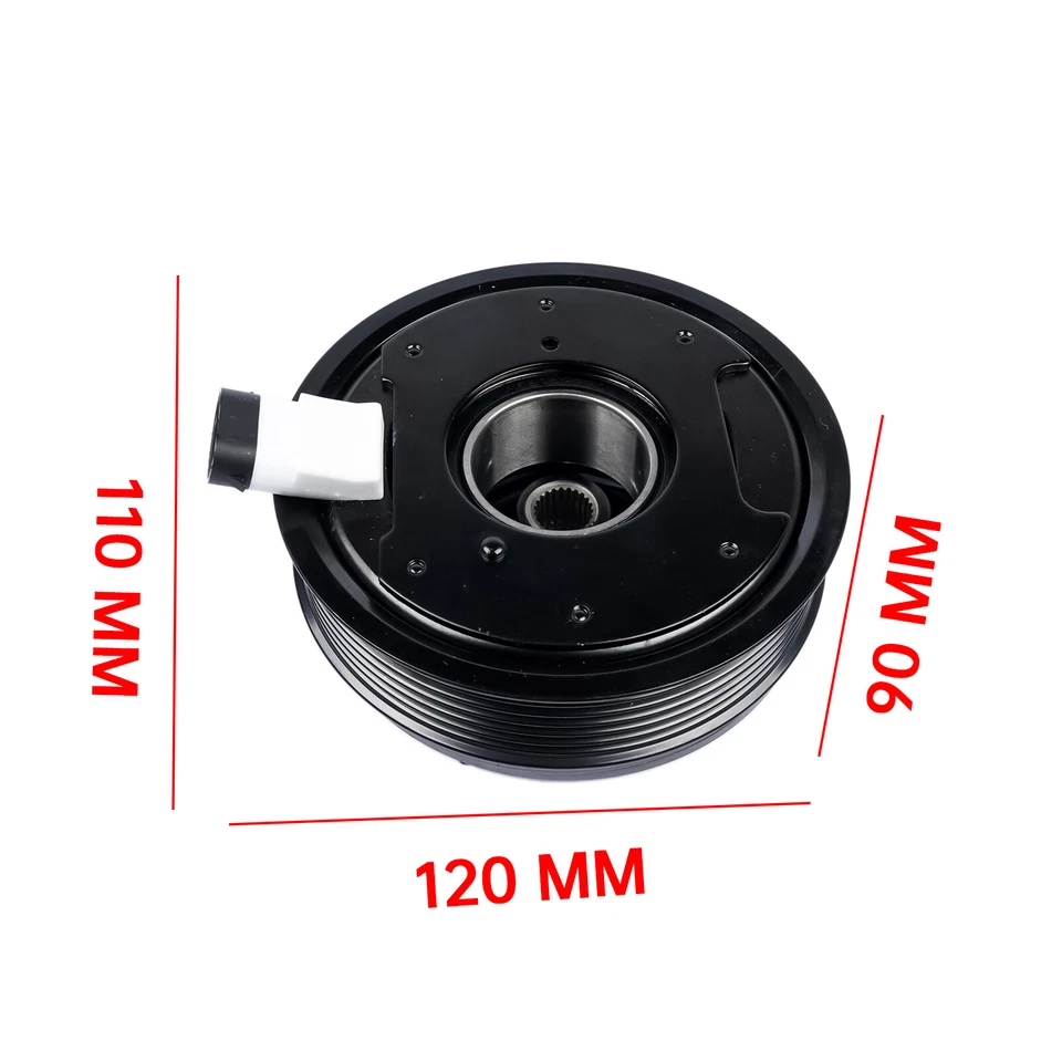 A/C Compressor Clutch Kit for Chevrolet Malibu 2006 Impala 2006-2011 Pontiac G6 - Image 4 of 4