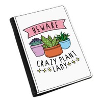 Beware VerrüCkte Pflanze Damen Pass-Etui HüLle ÜBerzug Etui - Lustig Muttertag