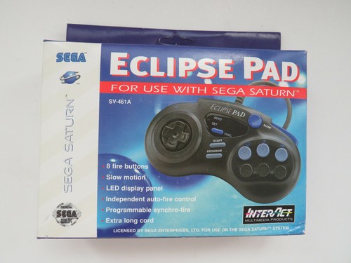 NEW - Sega Saturn ECLIPSE PAD - Fire Buttons Slow Motion LED Display Panel - Picture 2 of 8