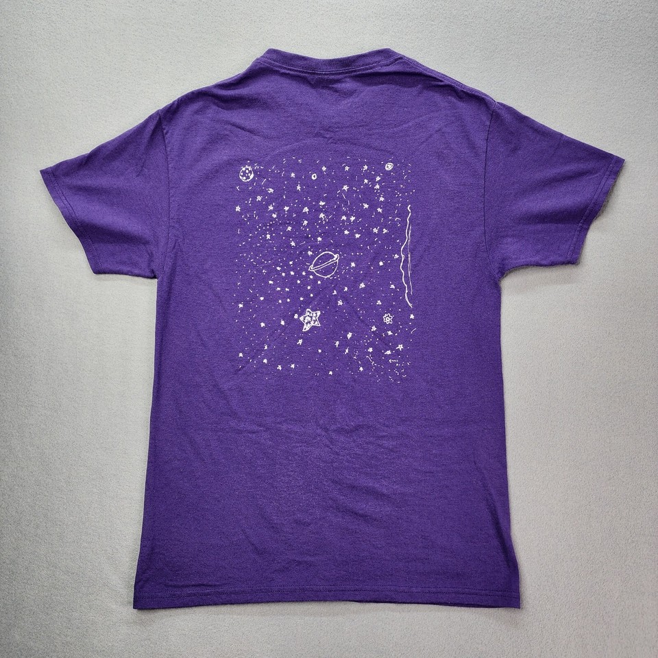 Jerzees T Shirt Womens Medium Purple Girl Scout Space Mission Camporee