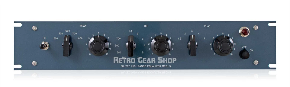 Pultec Pulse Techniques MEQ-5 2U Blue EQ Equalizer - Image 2 of 3