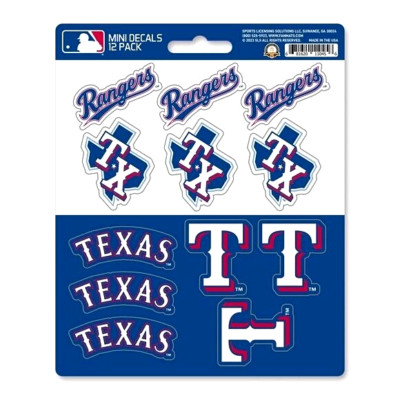 Texas Rangers Pvc Texas Rangers MLB Vinyl Die-Cut Sticker Set / Decal Sheet *Fanmats | eBay