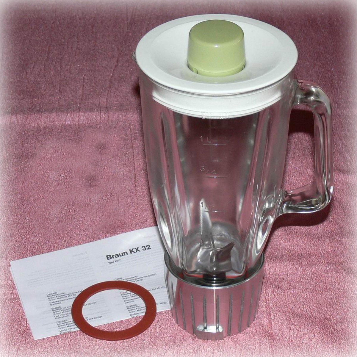 BRAUN MX32 🔴 WIE NEU 🔴 MIXERMESSER NEUE DICHTUNG - KM MX 32 Küchenmaschine - Foto 3