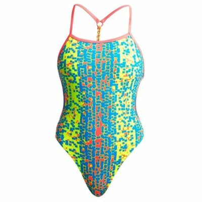 Twisted one Ladies Swimwear, Second Skin - Funkita swimming Racer training be...