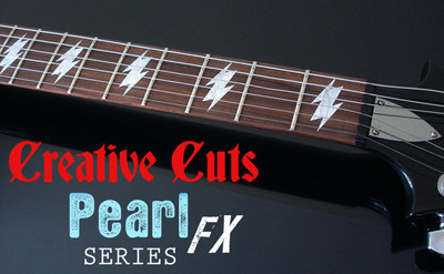 Dimebag Dimebolt MOP Bundmarker Vinyl Inlays Aufkleber Aufkleber für BASS und GITARRE